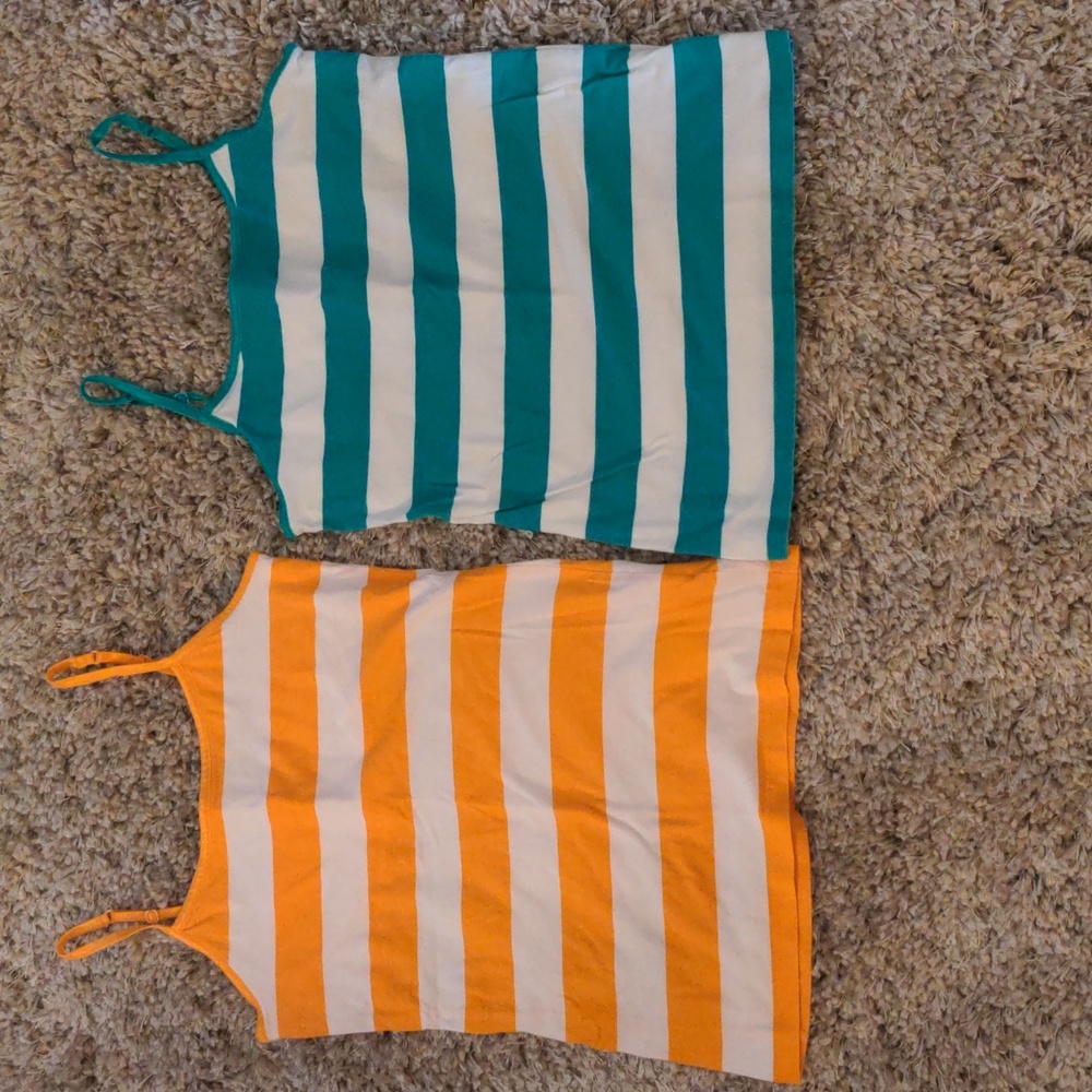 Bundle of skinny strap tank tops
